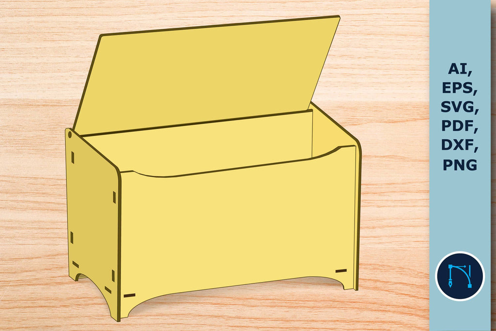 Laser CUT box Template SVG - So Fontsy