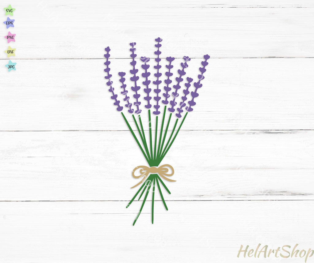 lavender flower svg Lavender svg