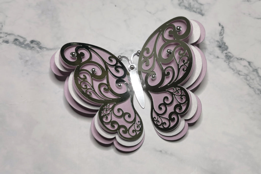 Multicraft Sticker Paper 3D Butterflies Style 3