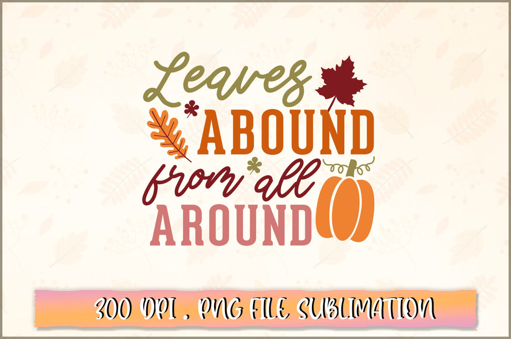 Leaves abound from all around SVG - So Fontsy