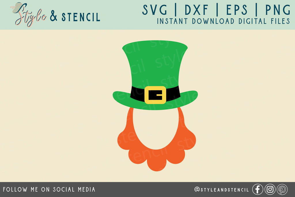 Leprechaun Hat SVG St. Patrick's Day Cut Files & Clipart