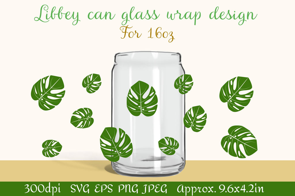 16oz Beer Can Glass Blank, Glass Beer Can, Libbey Beer Can Glass