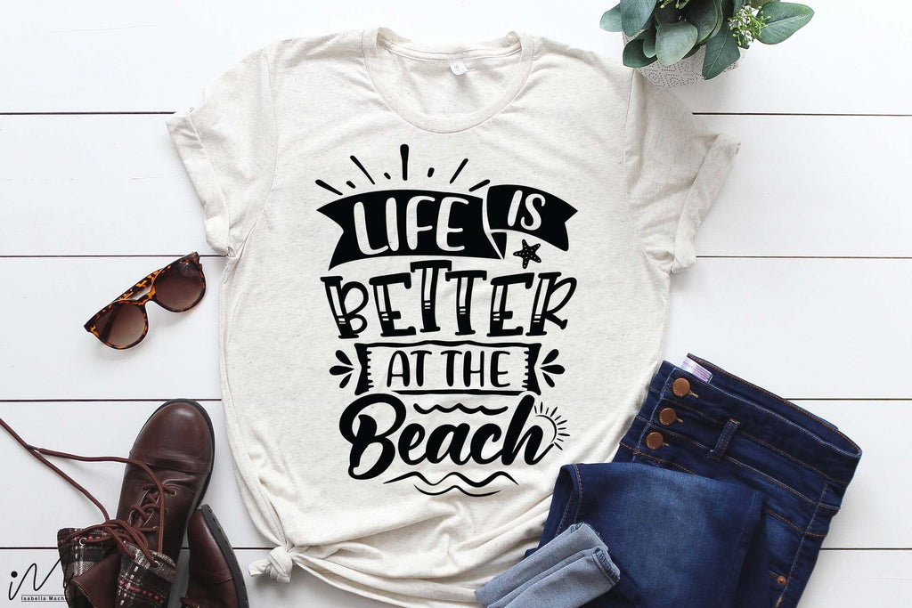 life is better at the beach svg, Sunshine svg, Summer vibes svg, Summer