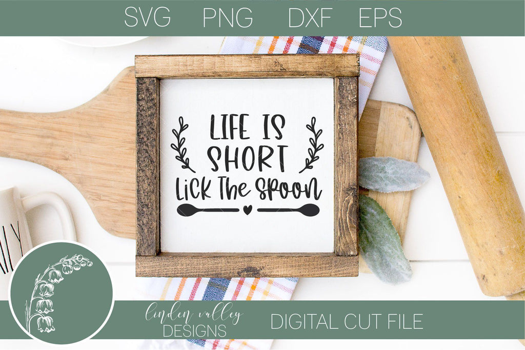Life Is Short Lick The Spoon SVG Cut File, Keto SVG, Drinking Coffee C - So  Fontsy