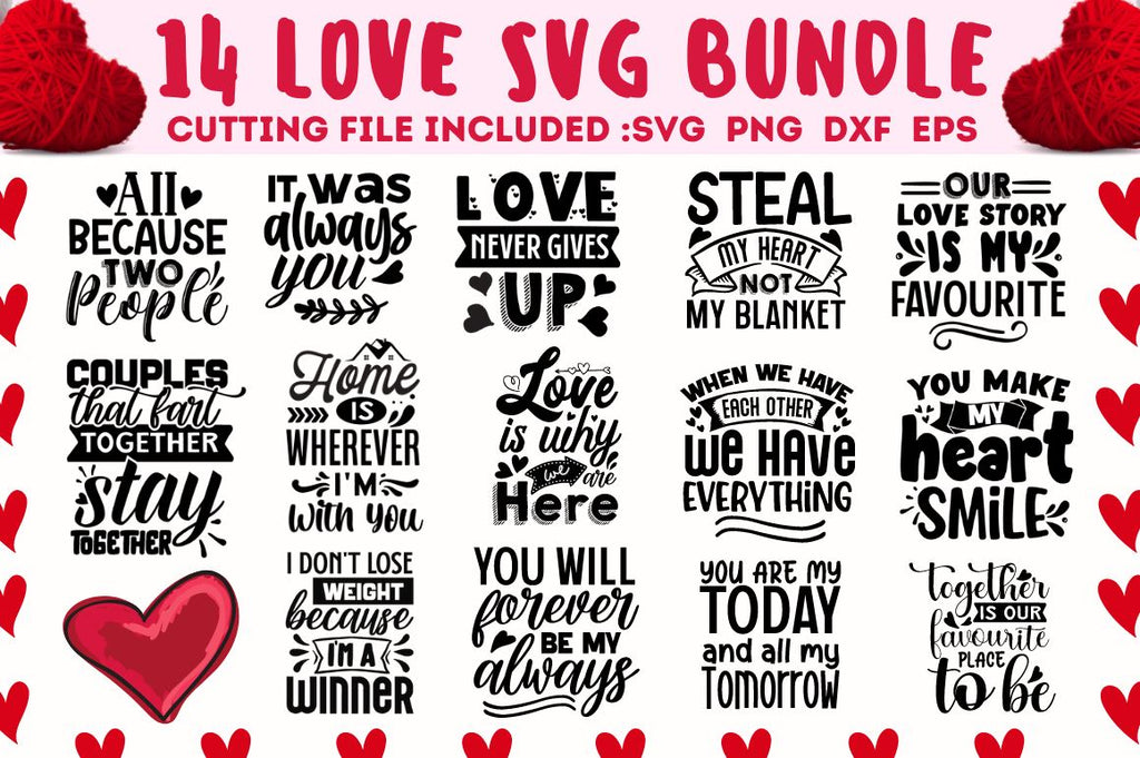 His and Hers SVG Bundle, Matching Couples SVG, Romantic SVG, Love - So  Fontsy