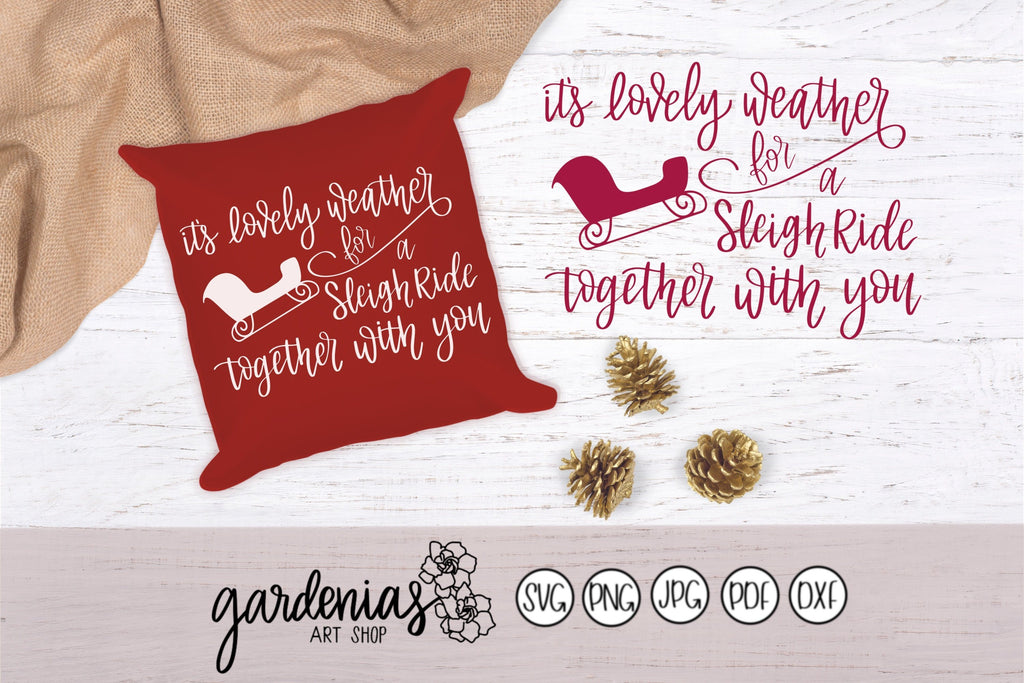 Lovely Weather for a Sleigh Ride Together with You - So Fontsy