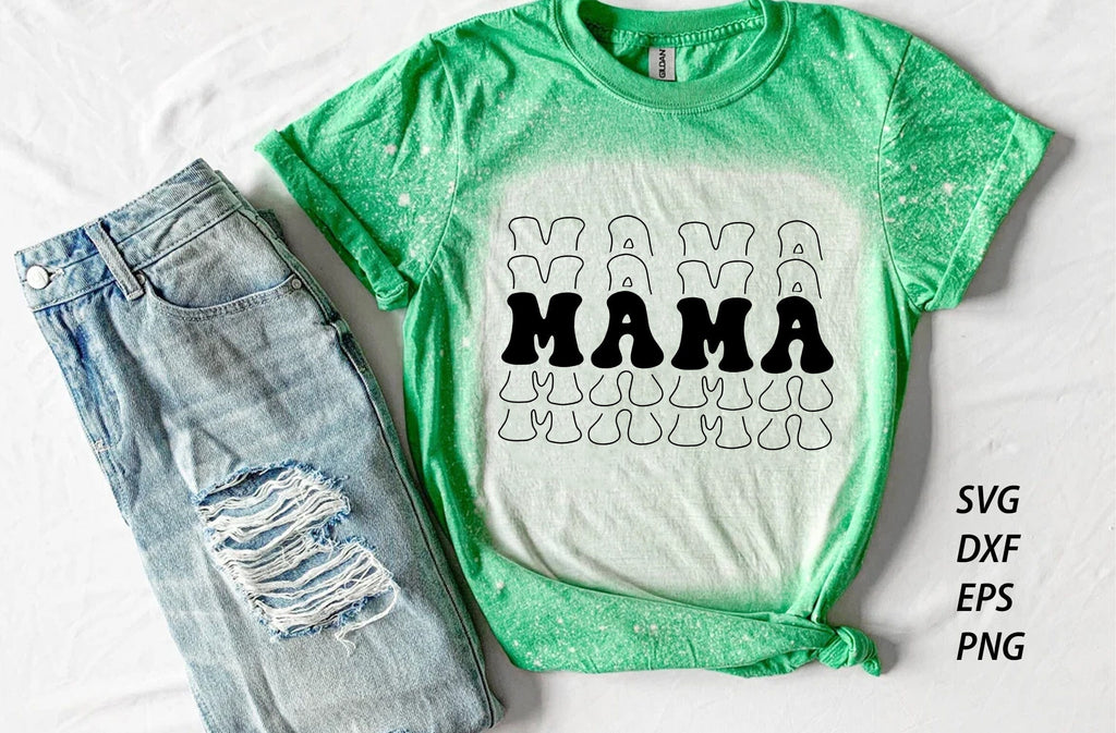 Mama, Mama Svg Bundle, Retro Mama Svg, Mom Life Svg, Mama Png, Mom