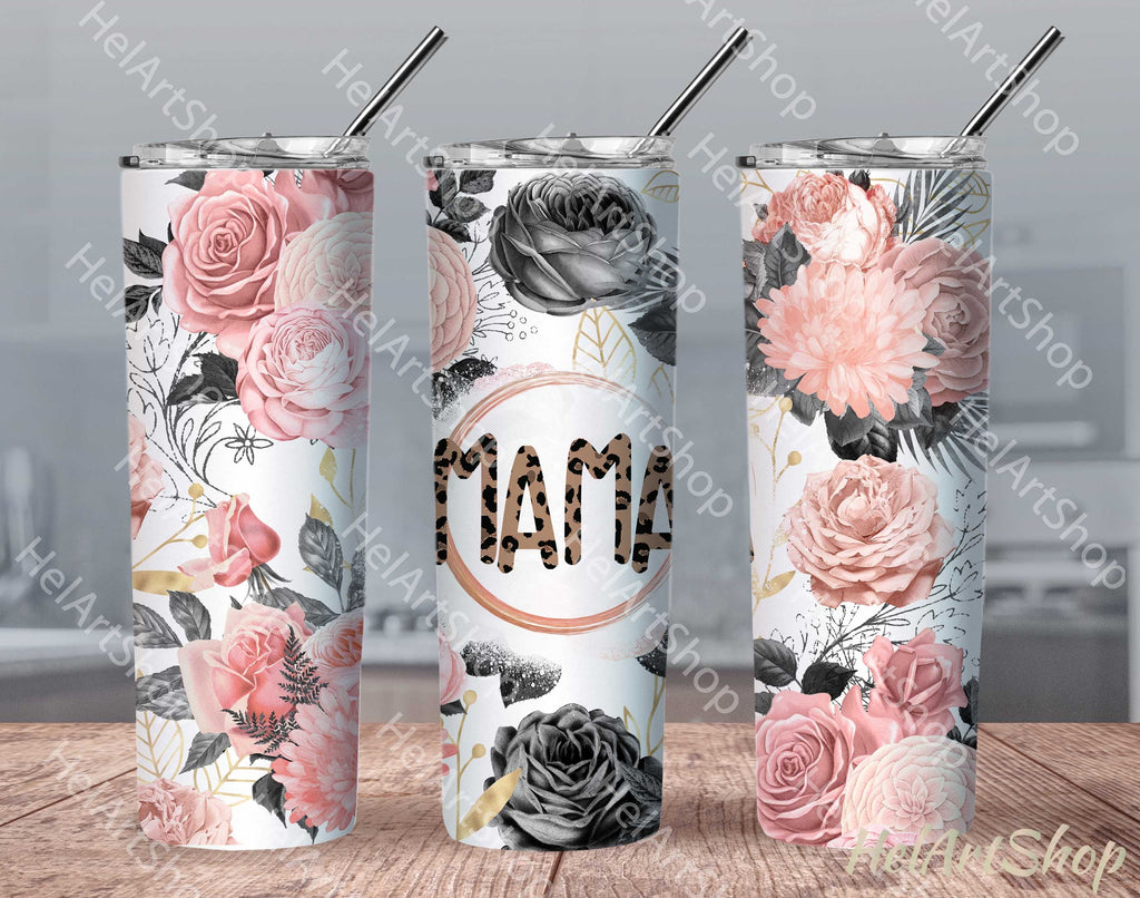 FREE SHIPPING - Floral tumbler, Mama tumbler, Mommy and me, Sublimati –  Sweet Tee and Sips