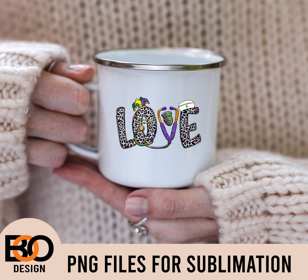 Love Nurse png for sublimation designs download