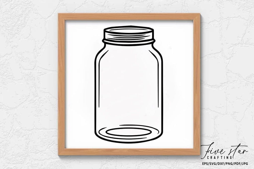 Mason Jar SVG for earch season