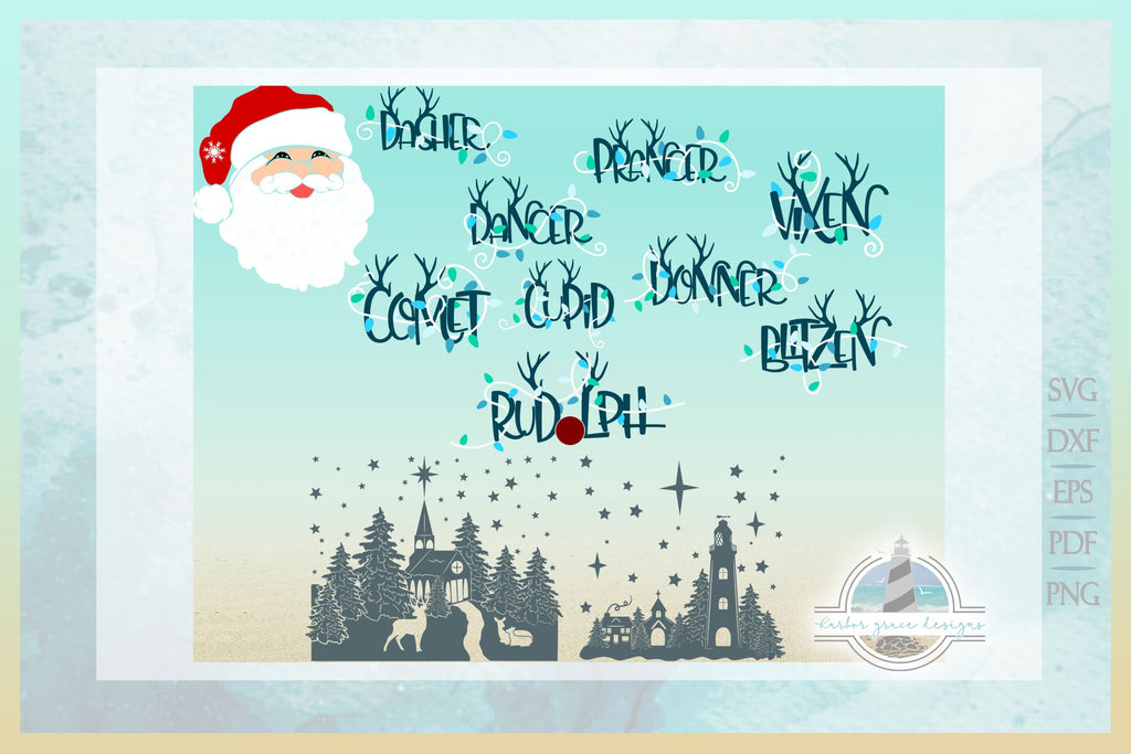 MEGA Christmas Bundle! 95 Holiday Designs in SVG Dxf Eps Png & PDF ...