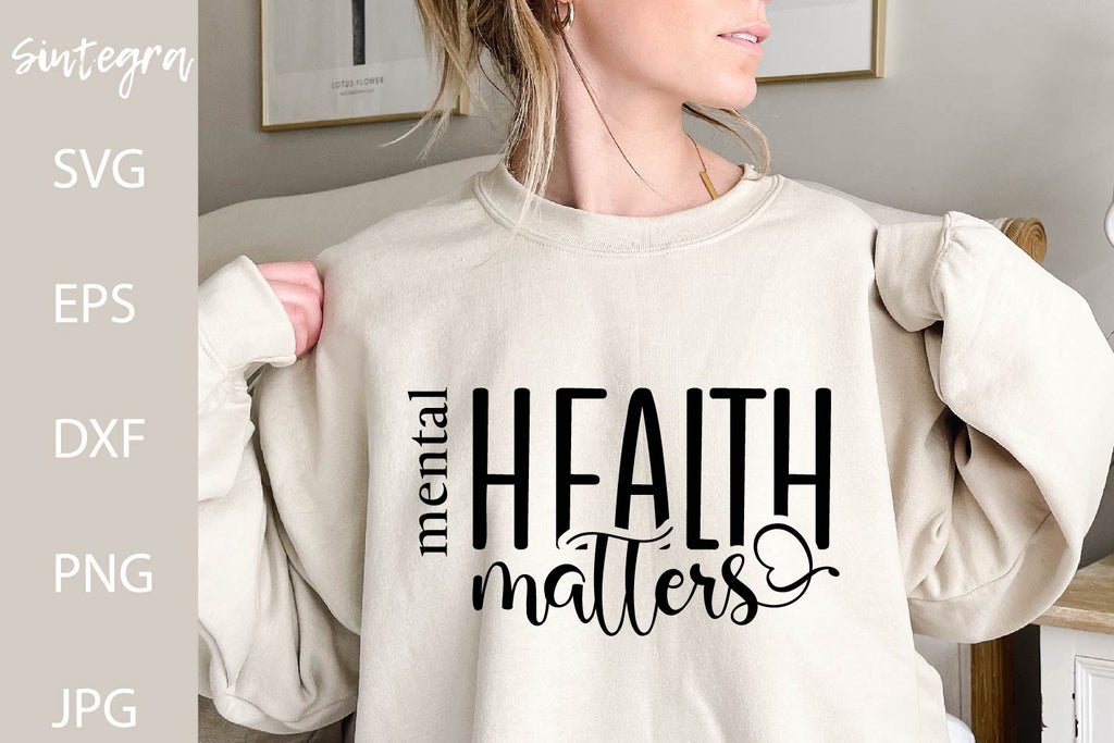 Mental Health Matters SVG Free For Commercial Use - So Fontsy