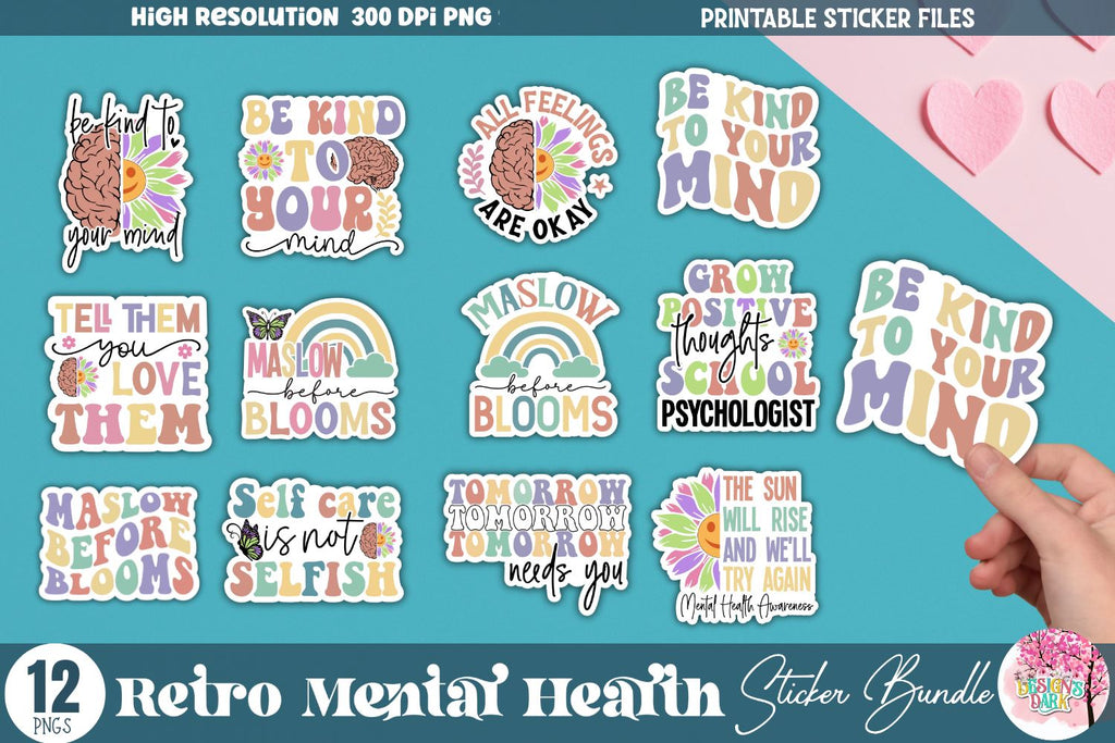 Mental Health Sticker Bundle - So Fontsy