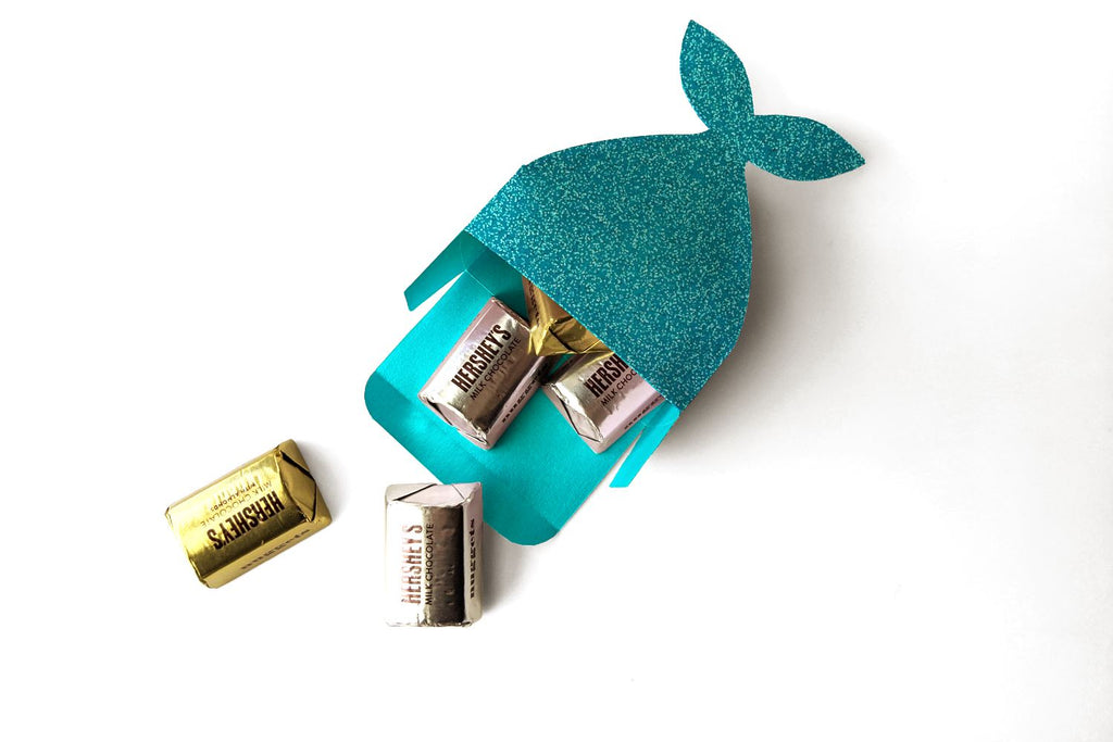 Mermaid Tail Gift Box SVG - So Fontsy