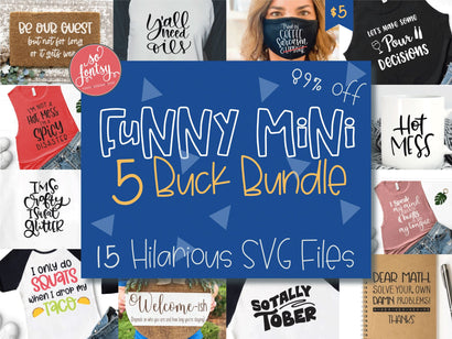 Mini Funny Bundle Bundle So Fontsy Design Shop 