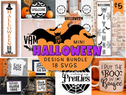 Mini Halloween SVG Design Bundle Bundle So Fontsy Design Shop 