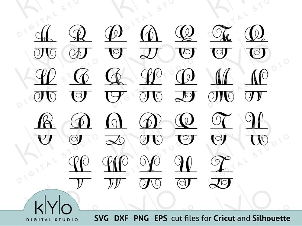 FREE Ornament SVG Monogram Frame - SVG ::: DXF ::: PNG - Free Monogram Font  & Frame