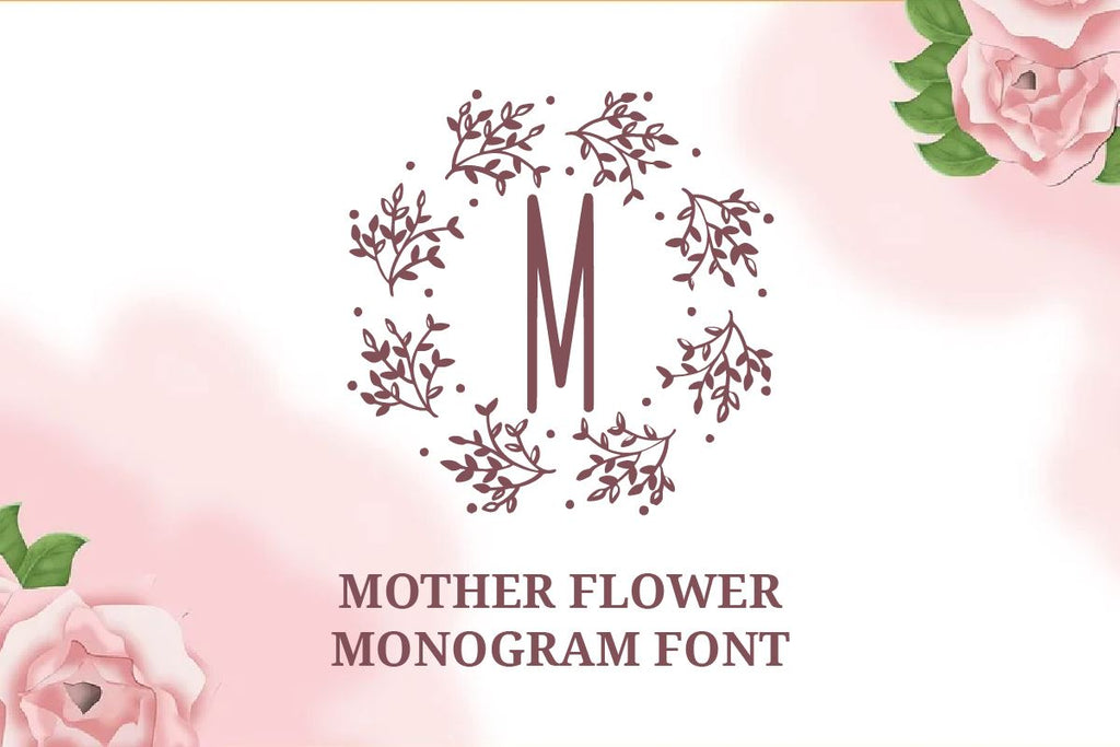 Bloom Monogram Font