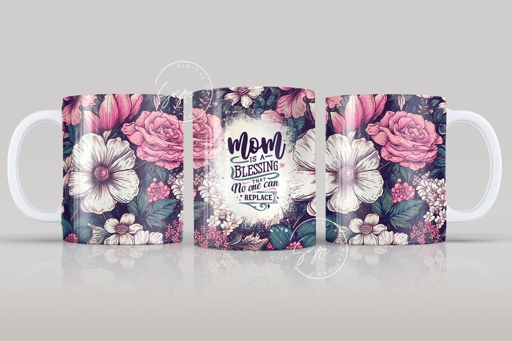 Blessed Mama Mug,sublimation,coffee Mug,mother's Day Gift,blessed