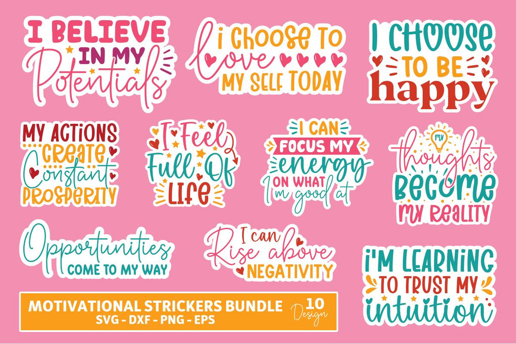 Motivational Printable Stickers Bundle - So Fontsy motivational-printable-stickers-bundle-so-fontsy
