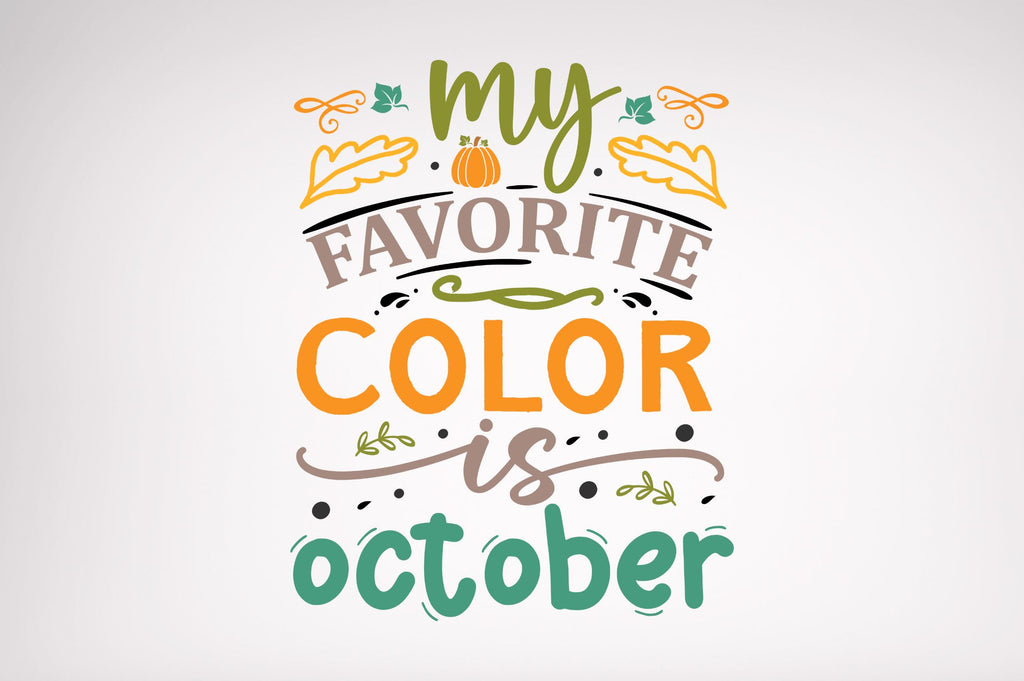 My favorite color SVG - So Fontsy