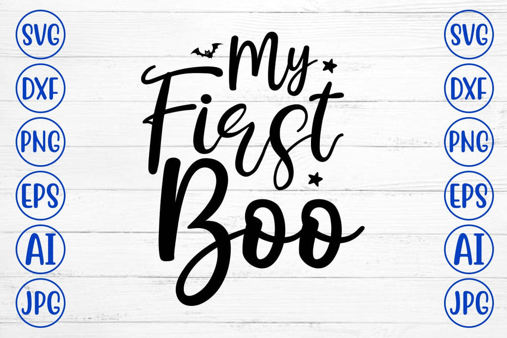 My First Boo SVG Design - So Fontsy