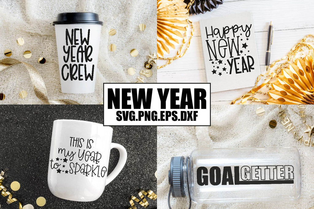 New Years Eve SVG Bundle | New Years SVG - So Fontsy