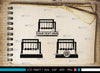 Newton Cradle Monogram, Newton Cradle Silhouette, Newton Cradle SVG, Cradle Svg, Newton Svg, Pendulum Balls, Cradle Ball Svg, SB00009 SVG ETC Craft