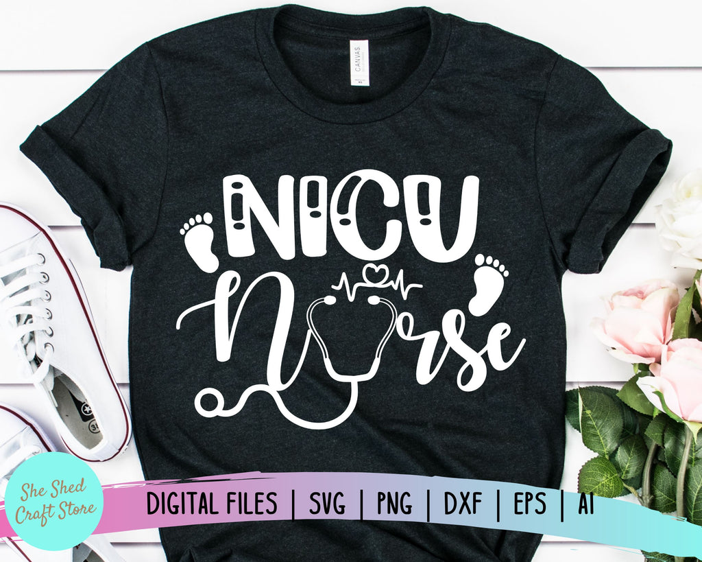 NICU Nurse SVG, Nursing Svg, Nursing Student Svg So Fontsy