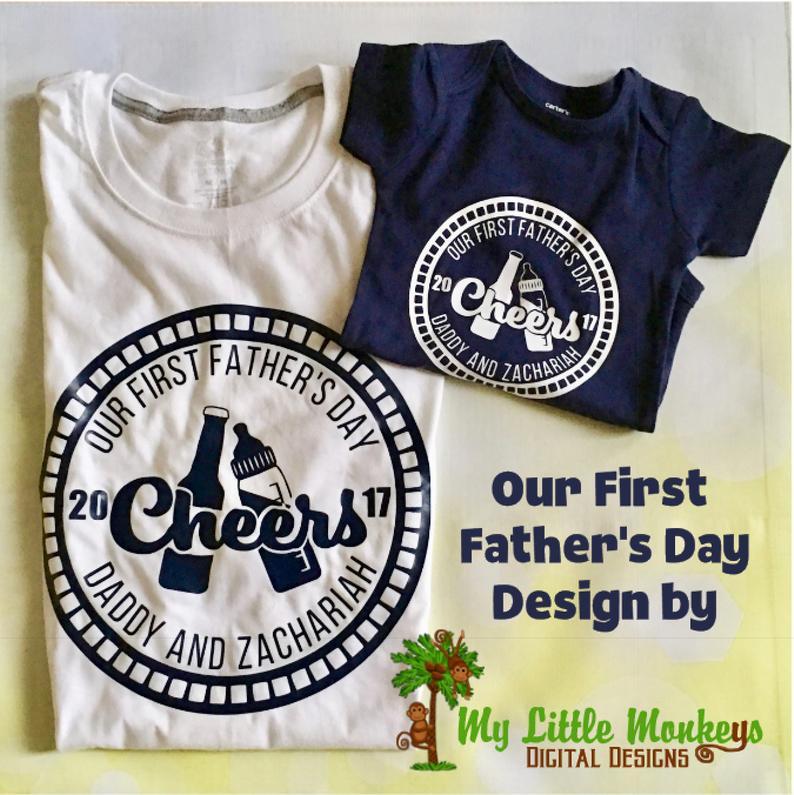 First Fathers Day Shirt Template