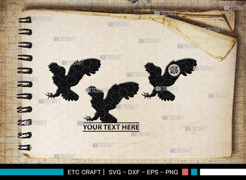 Owl Monogram, Owl Silhouette, Owl SVG, Owl Bird Svg, Bird Svg, Owl Love Svg, Animal Svg, SB00298 SVG ETC Craft