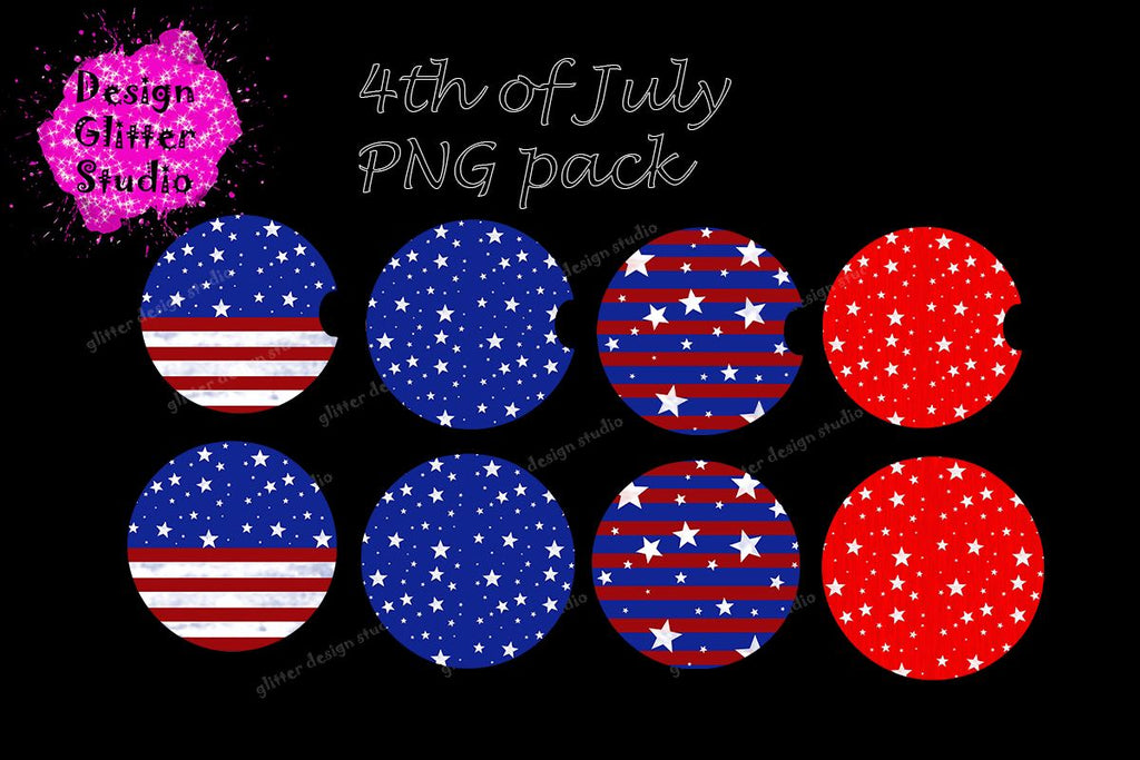 Patriotic Car Coaster Bundle