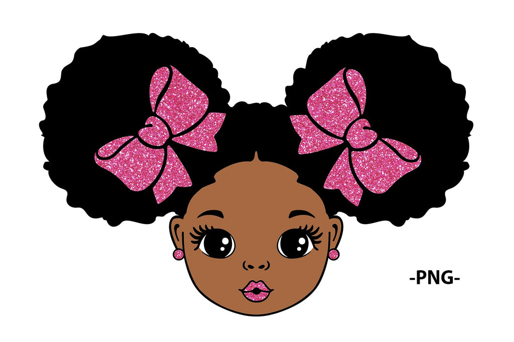 Peekaboo Girl Svg, Afro Girl Svg, Black Girl Svg, Pink lips, Cute