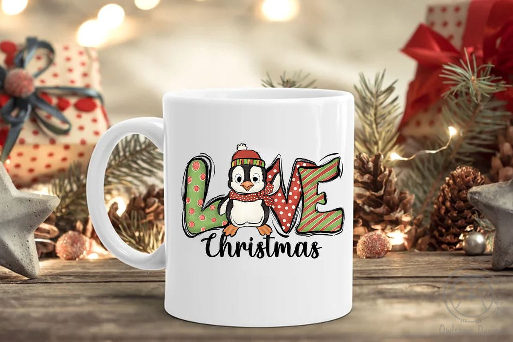 Penguin Christmas Sublimation - So Fontsy