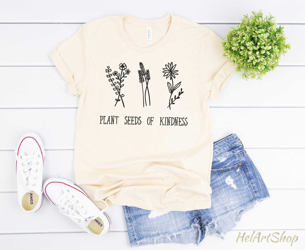 Plant seeds of kindness svg, Wildflowers svg, Kindness svg cut file /  cricut / silhouette