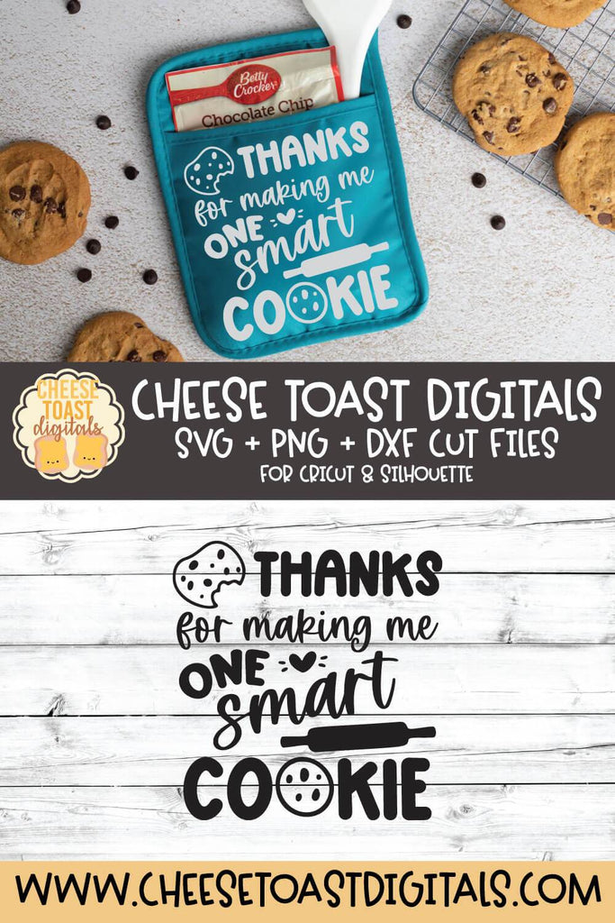 Pot Holder SVG | Thanks For Making Me One Smart Cookie - So Fontsy pot-holder-svg-thanks-for-making-me-one-smart-cookie-so-fontsy