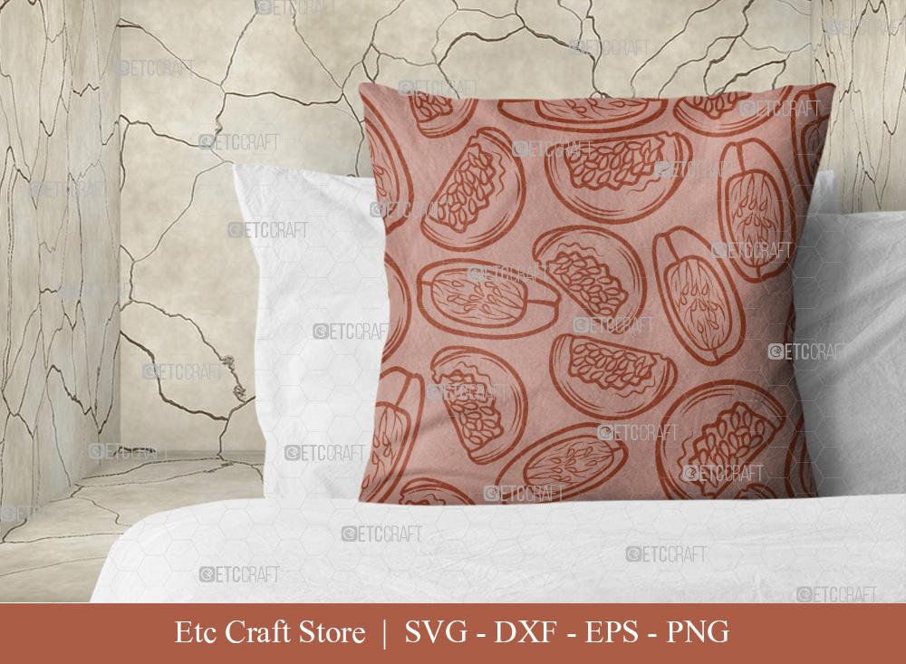 Pumpkin Pattern SVG Cut File | Fall Pattern | Seamless Pattern ...