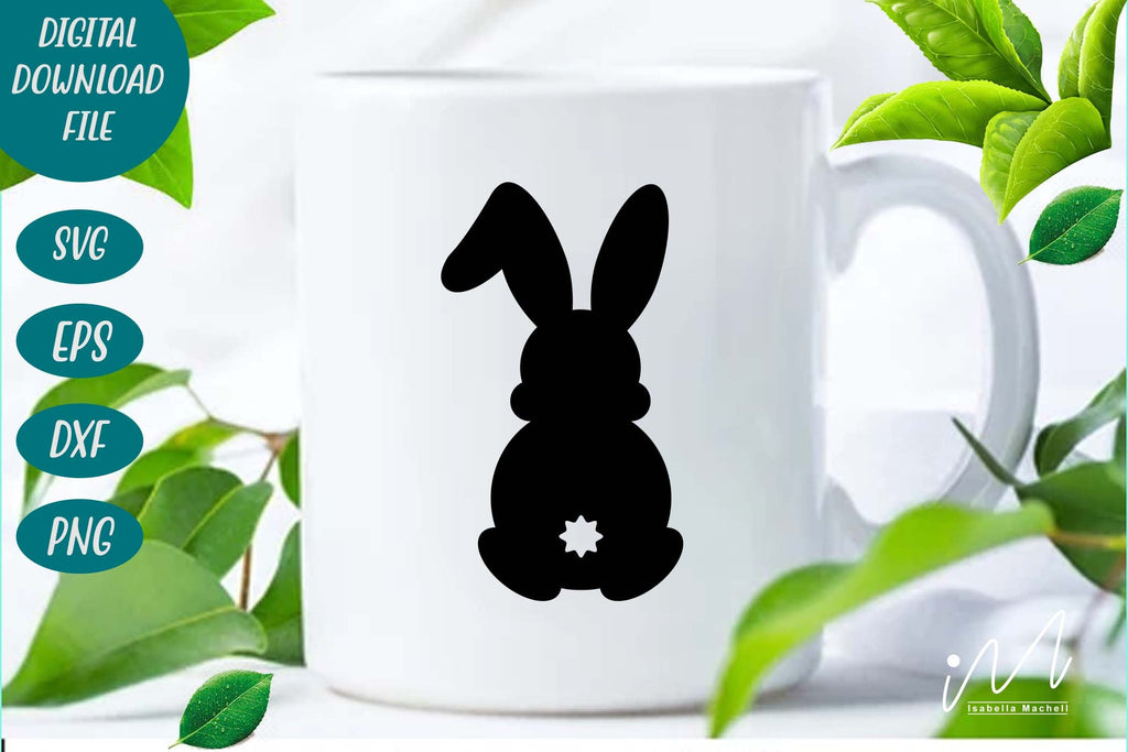 clipart image easter bunny silhouette svg
