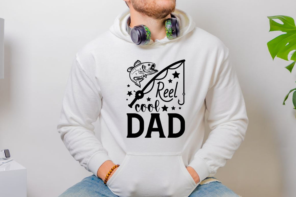 Reel cool dad svg, Fishing shirt for dad - So Fontsy