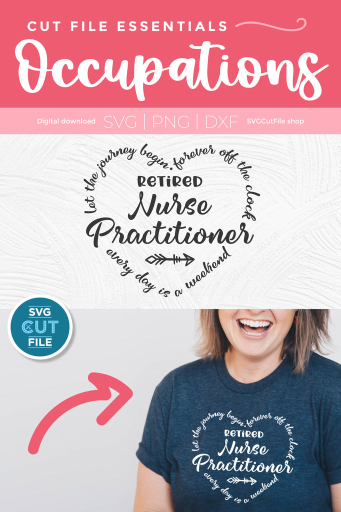 Nurse practitioner svg bundle - So Fontsy