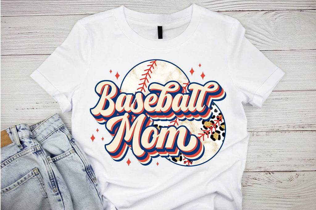 Baseball Mom - Baseball Retro Sublimatio Graphic by Expert_Obaidul