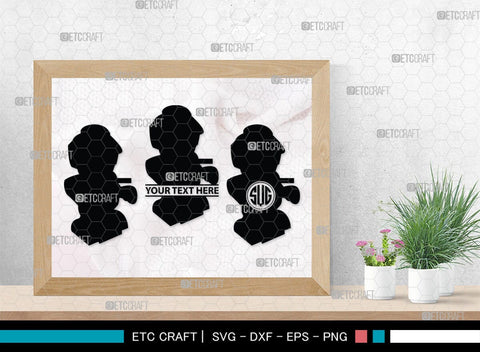 Robot Monogram, Robot Silhouette, Robot SVG, Toy Svg, Robot Head Svg, SB00400 SVG ETC Craft