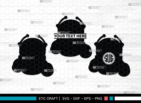 Robot Monogram, Robot Silhouette, Robot SVG, Toy Svg, Robot Head Svg, SB00400 SVG ETC Craft