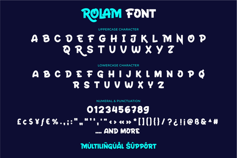 Rolam Font twinletter 