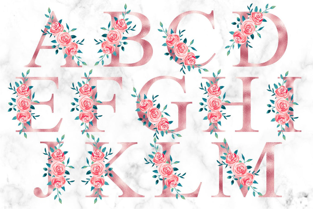 Rose gold alphabet letters clipart Sublimation flower font Floral monogram letters floral letters flower alphabet, alphabet clipart letters clipart, monogram alphabet, alphabet letters, printable alphabet, wedding letters, letters with flowers - So rose-gold-alphabet-letters-clipart-sublimation-flower-font-floral-monogram-letters-floral-letters-flower-alphabet-alphabet-clipart-letters-clipart-monogram-alphabet-alphabet-letters-printable-alphabet-wedding-letters-letters-with-flowers-so