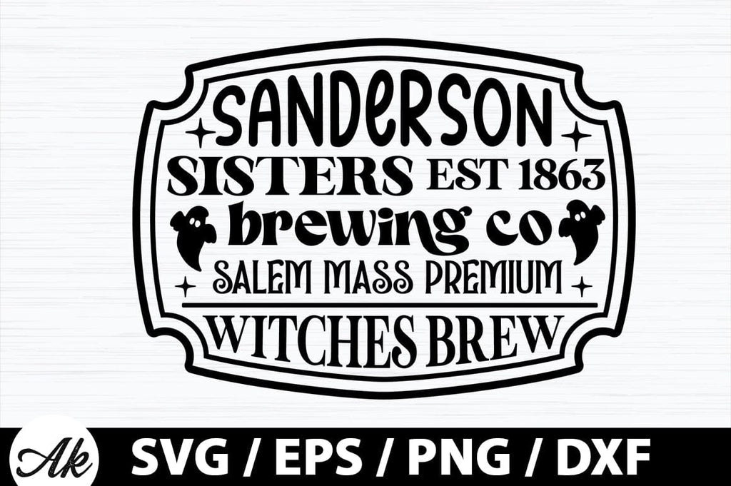 Sanderson sisters brewing co salem mass SVG So Fontsy
