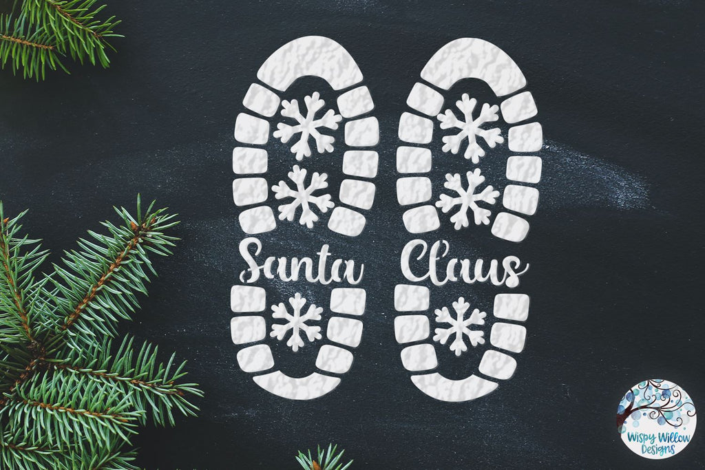 Santa boot print