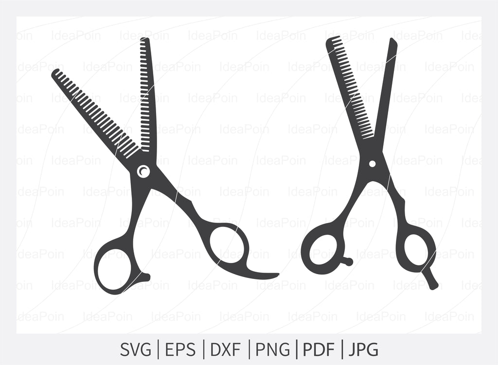 Hairdresser Scissors SVG cut file at