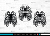 Skeleton Rib Cage Monogram, Skeleton Rib Cage Silhouette, Skeleton Rib Cage SVG, Skeleton Svg, Rib Cage Svg, Xray Svg, Skeleton Rib Cage Bundle, SB00157 SVG ETC Craft