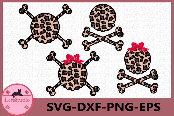 Skull Leopard svg - So Fontsy